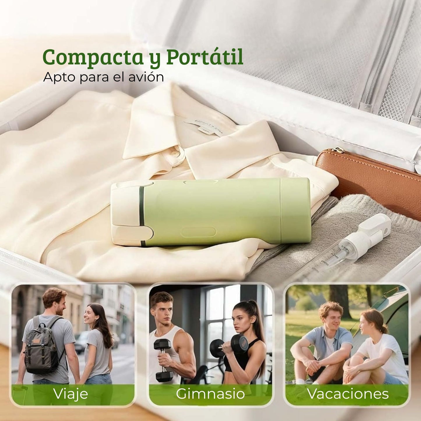 FlightKit™ - Dispensador de Viaje 4-en-1