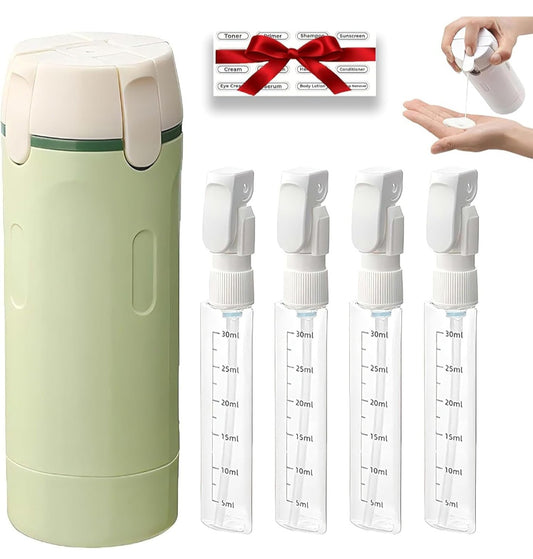 FlightKit™ - Dispensador de Viaje 4-en-1